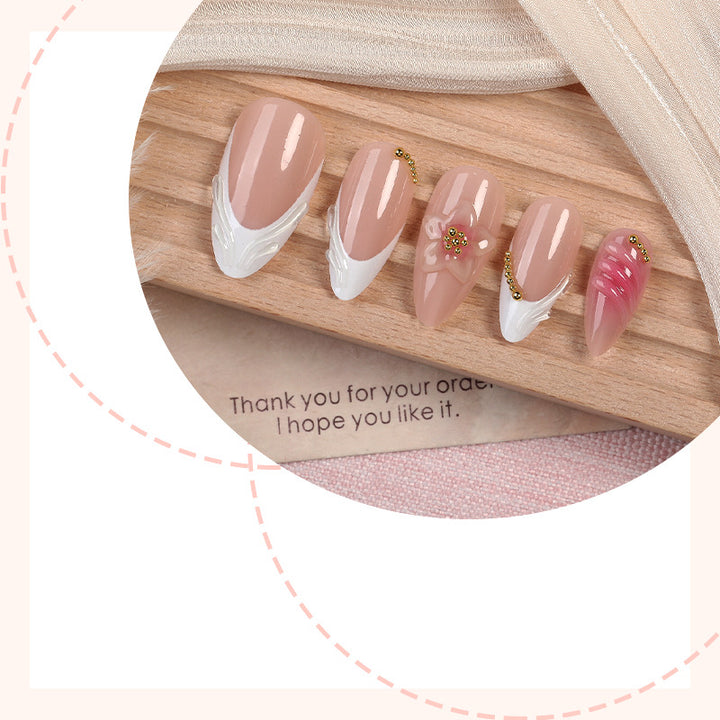Decorative Premium Press-On Nail Art Set Stornfield