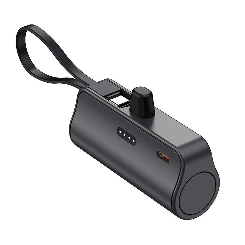 Portable power bank with integrated charging cable and compact design Stornfield