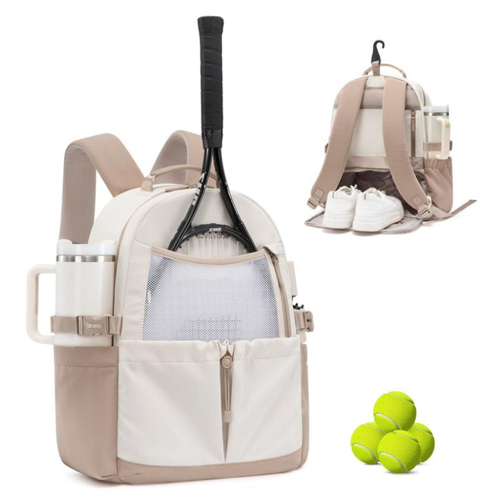 Sport backpack with integrated shoe compartment and bottle holder Stornfield