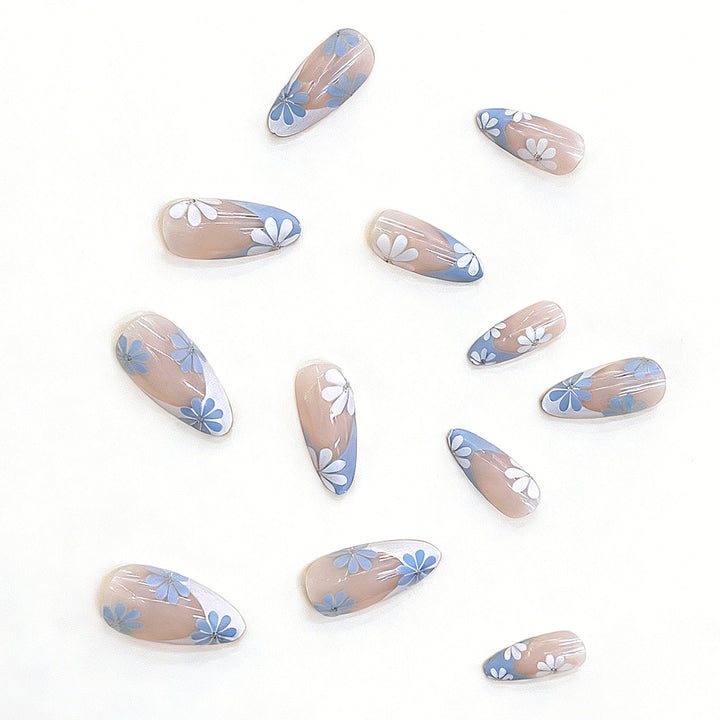 Floral Design Press-On Nail Set Stornfield