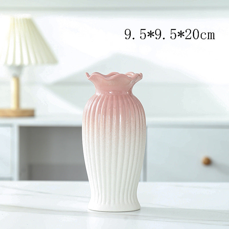 Elegant Floral Design Ceramic Vase Stornfeild
