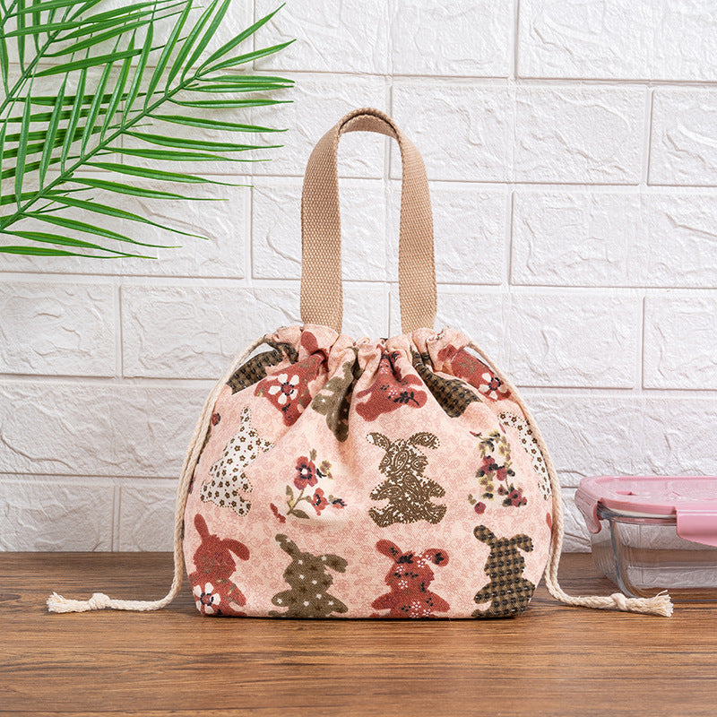 Drawstring Cat-Themed Storage Bag Stornfield