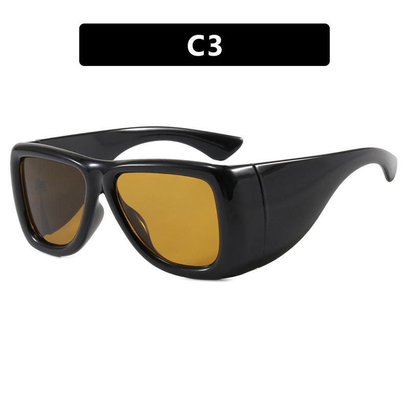 Ladies trendy oversized sunglasses with striking tortoiseshell design Stornfield