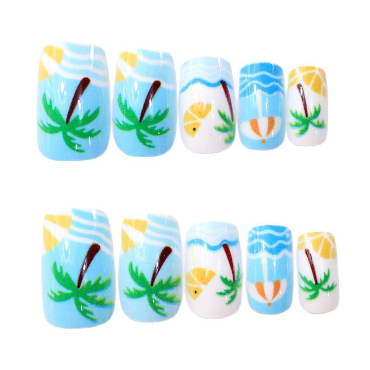 Beach-Themed Decorative Nail Art Stornfield