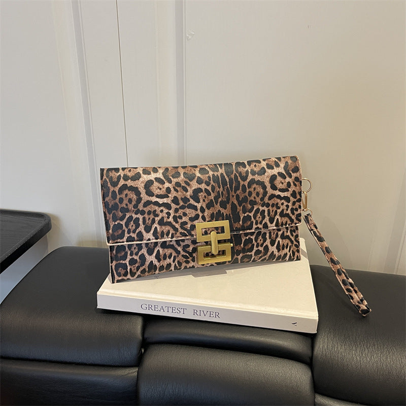 Animal Print Clutch