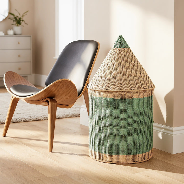 Storage basket with lid Stornfield