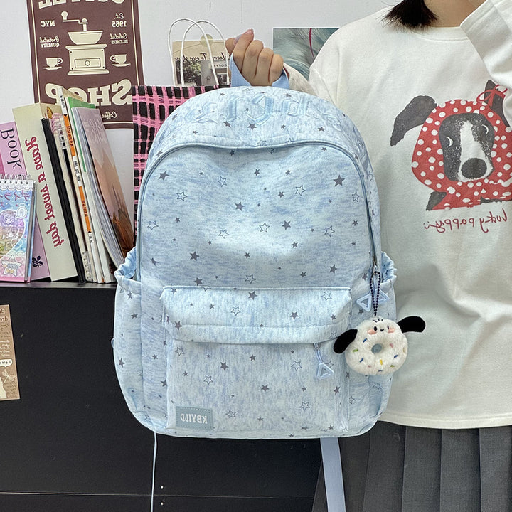 Star-Printed Casual Backpack Stornfield
