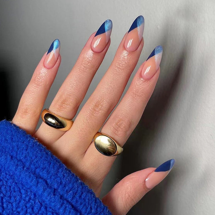 Artful Nail Extensions with Geometric Gradient Stornfield