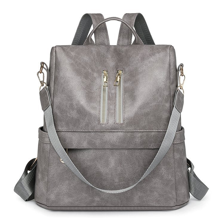 Versatile Vegan Leather Backpack Stornfield