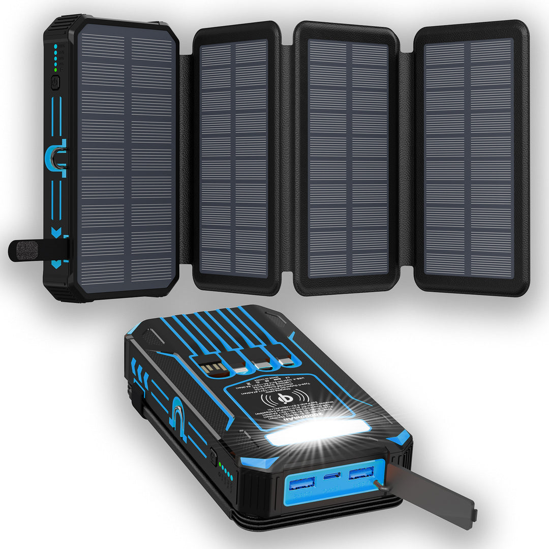 Solar-powered Power Bank with Fast Charging Function from Stornfield