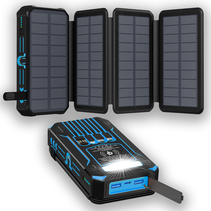 Solar-powered Power Bank with Fast Charging Function from Stornfield