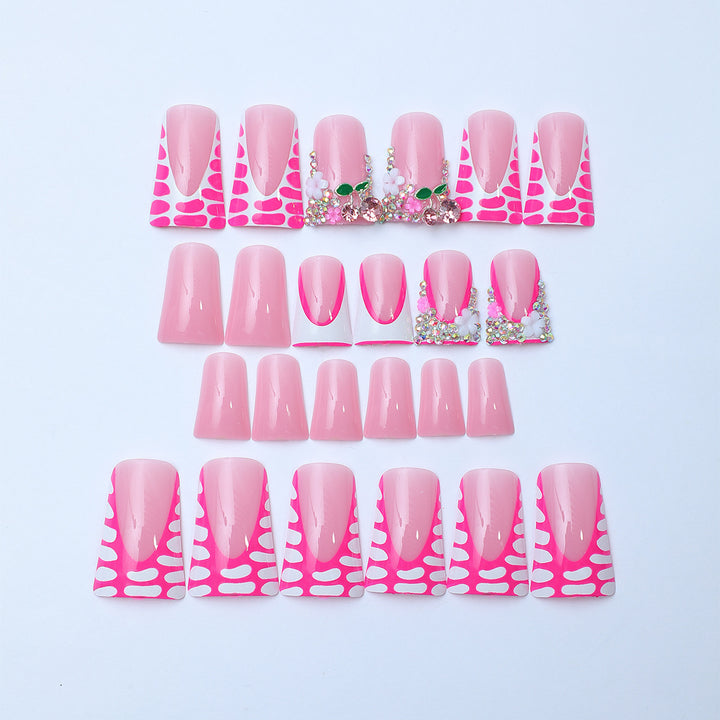 Decorative Artful Press-On Nails Stornfield