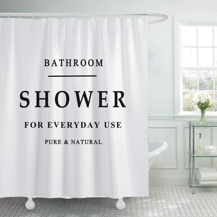 Elegant Bathroom Shower Curtain Stornfield