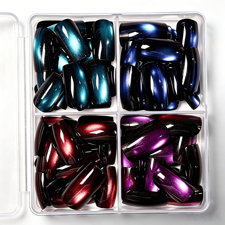 Gradient Glitter Press-On Nail Set Stornfield