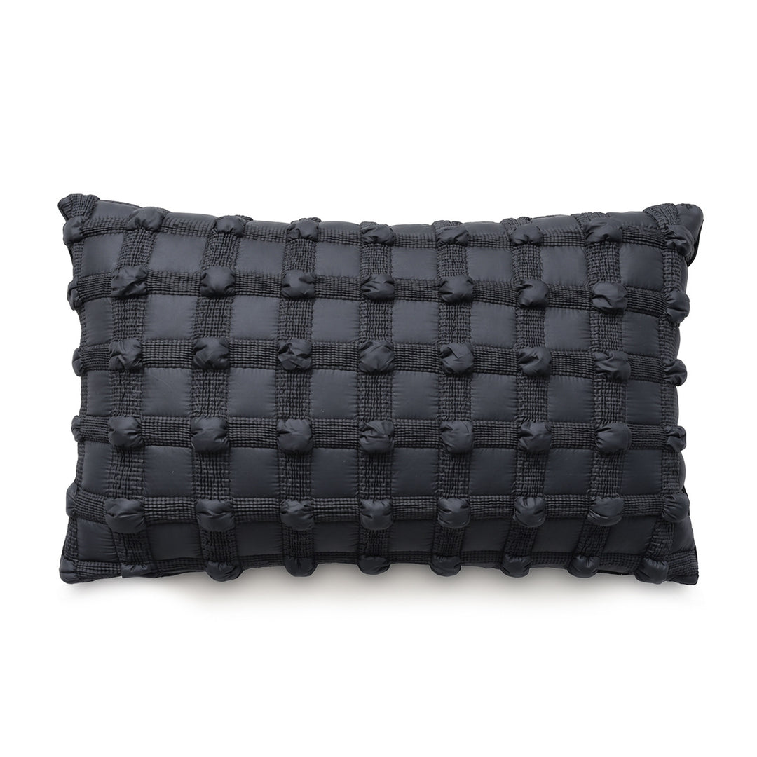 Decorative artificial leather pillow