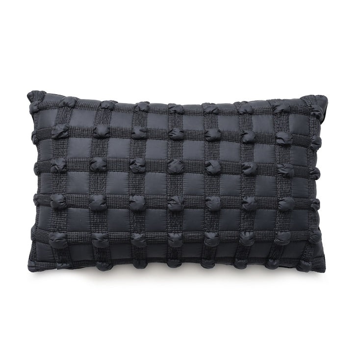 Decorative artificial leather pillow