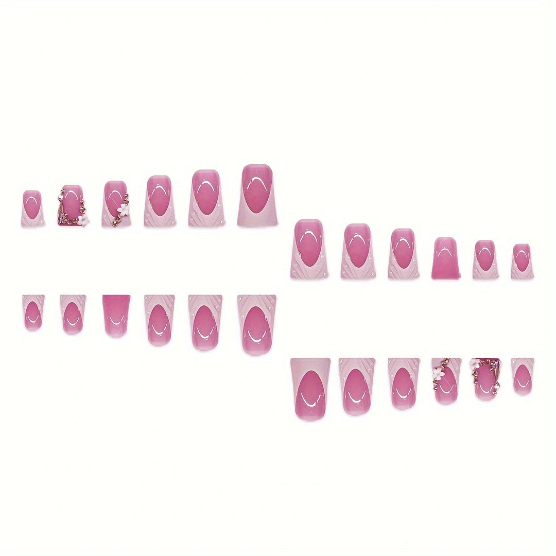 Elegant Press-On Nail Art Set Stornfield