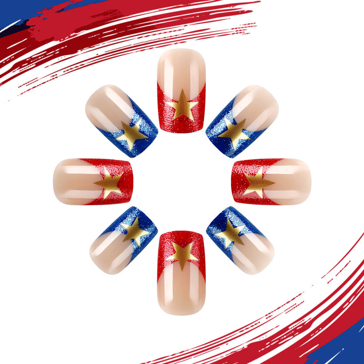 Themed Star-Studded Gel Nail Art Set Stornfield
