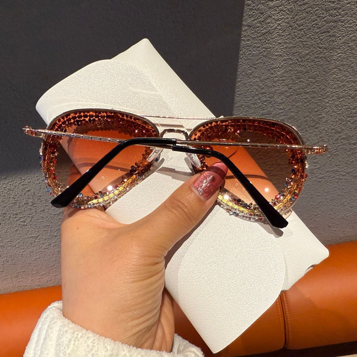 Women's sunglasses with extravagant rhinestone frame Stornfield