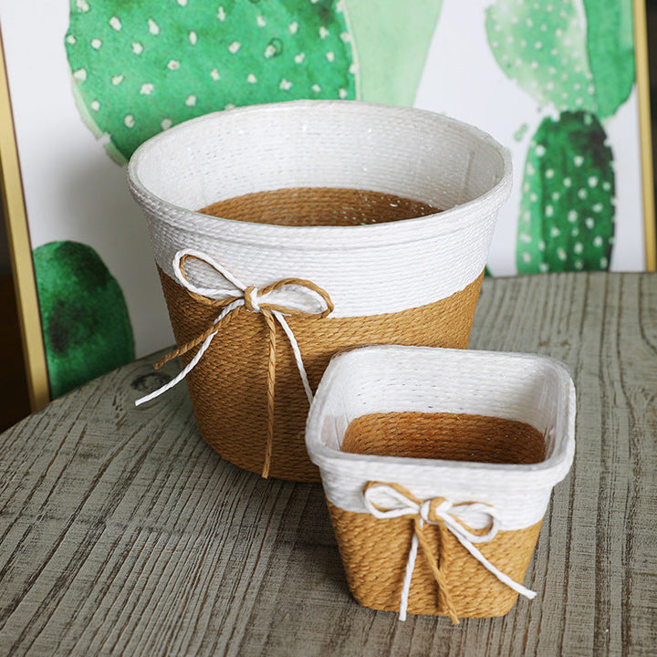 Decorative Woven Planter Stornfield