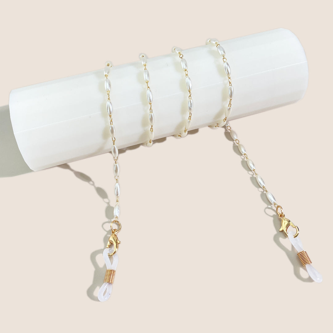 Pearl-Accented Eyewear Chain Stornfield