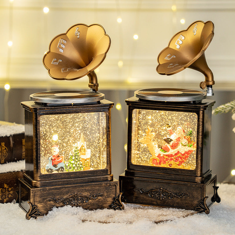 Musical Snow Globe Christmas Figurine