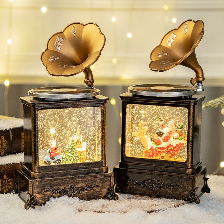 Musical Snow Globe Christmas Figurine