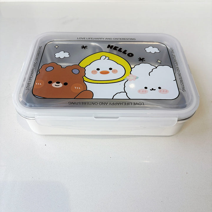 Creative Multi-Compartment Food Storage Container