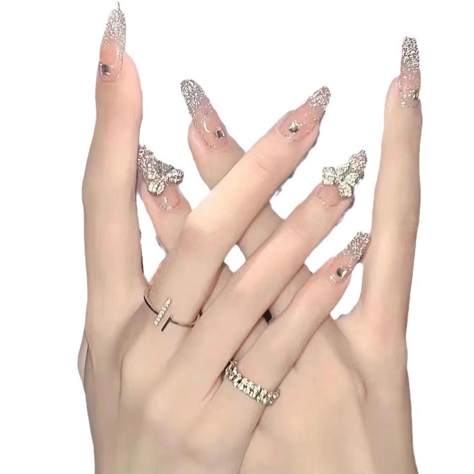 Artificial nails with elegant heart design Stornfield