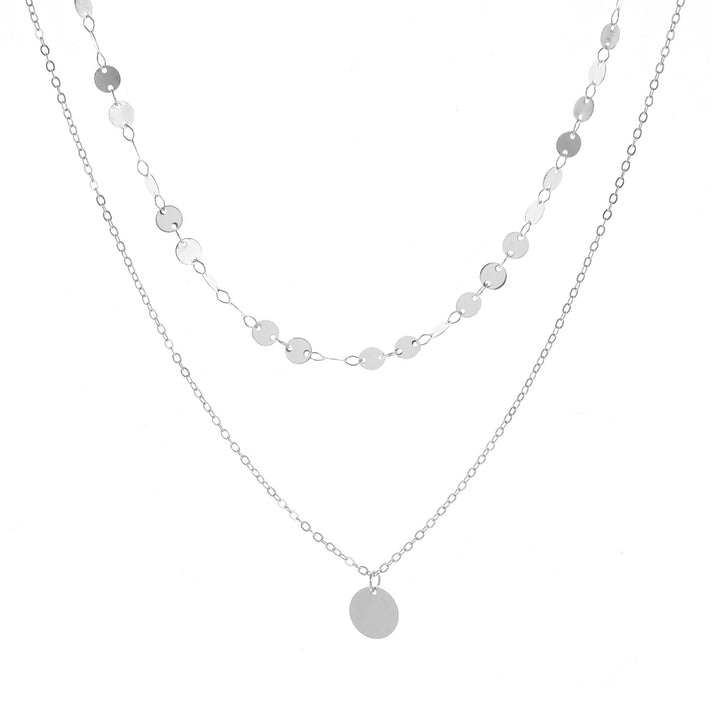 Layered Disc Chain Necklace Stornfield