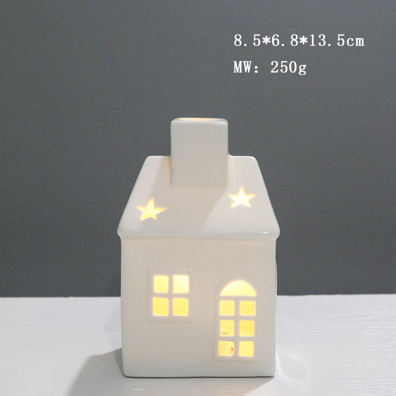Ceramic House-Shaped Night Light Stornfeild