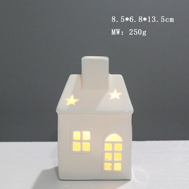 Ceramic House-Shaped Night Light Stornfeild