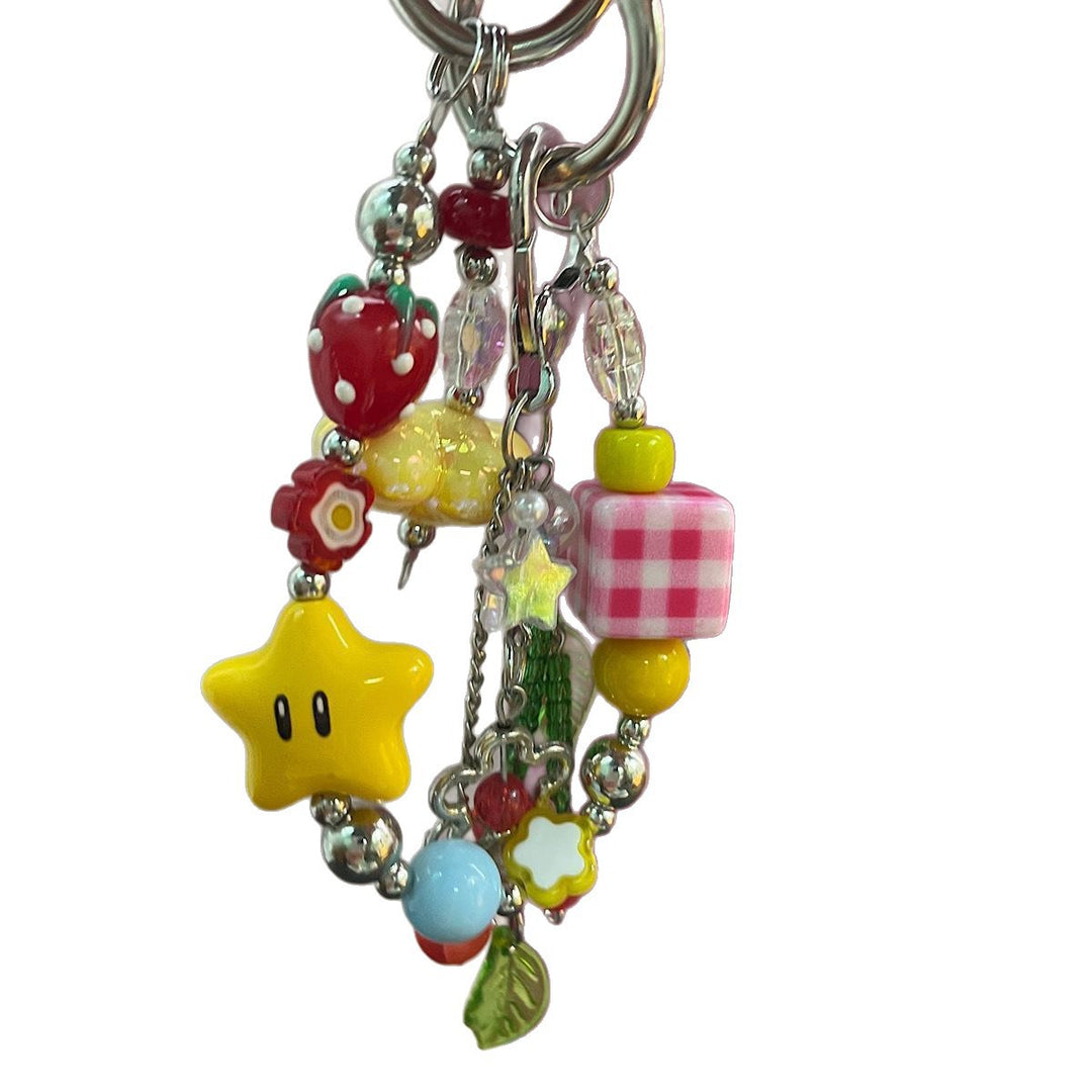 Playful Beaded Charm Keychain Stornfield 1790134650