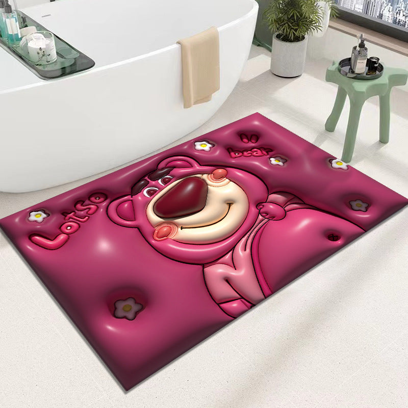 Cute Cartoon Cat Shape Bath Mat Stornfield
