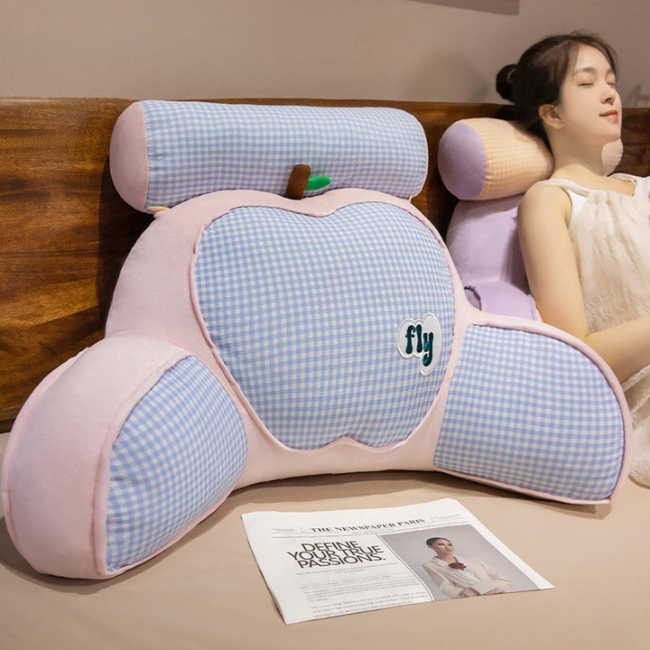 Comfortable support cushion with playful fruit design Stornfield