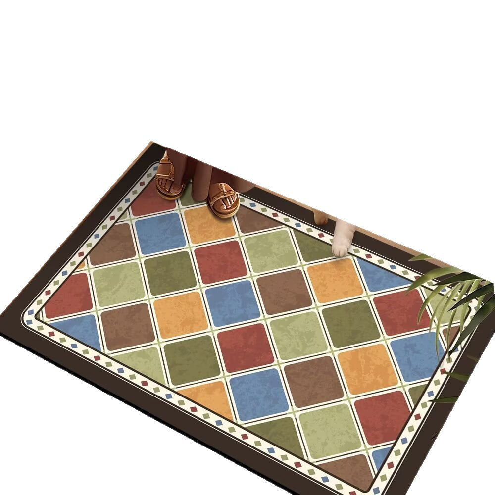 Colorful Patterned Floor Mat Stornfield