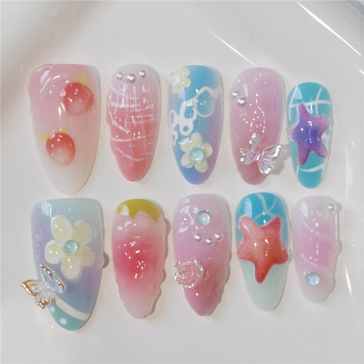 Creative Sea-Inspired Nail Art Extensions Stornfield