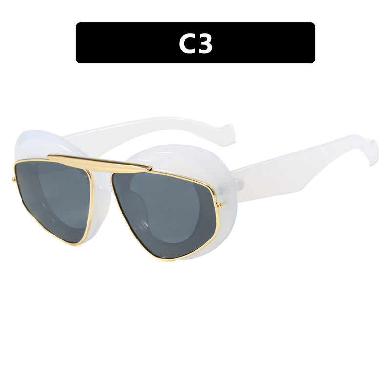 Women futuristic sunglasses with elegant frame Stornfield