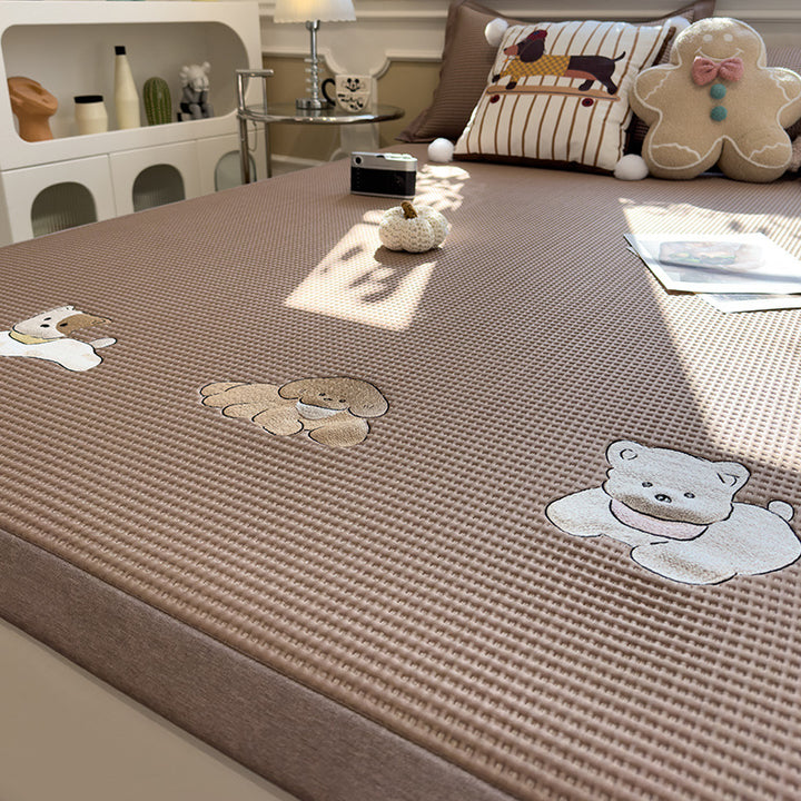 Decorative Embroidered Mattress Cover