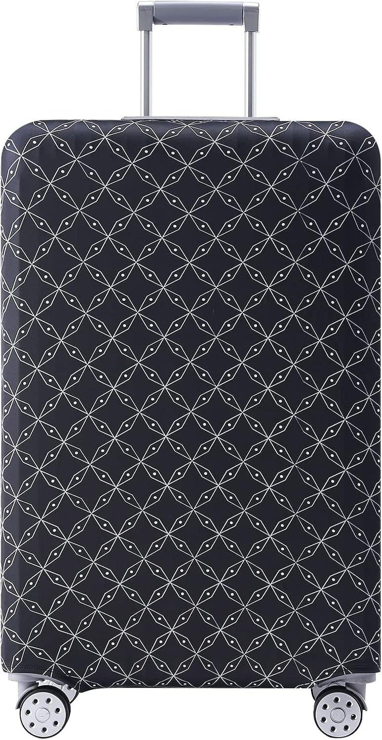 Unisex non-elastic suitcase cover with Paris motif and water-repellent stretch fabric for trolley Stornfield