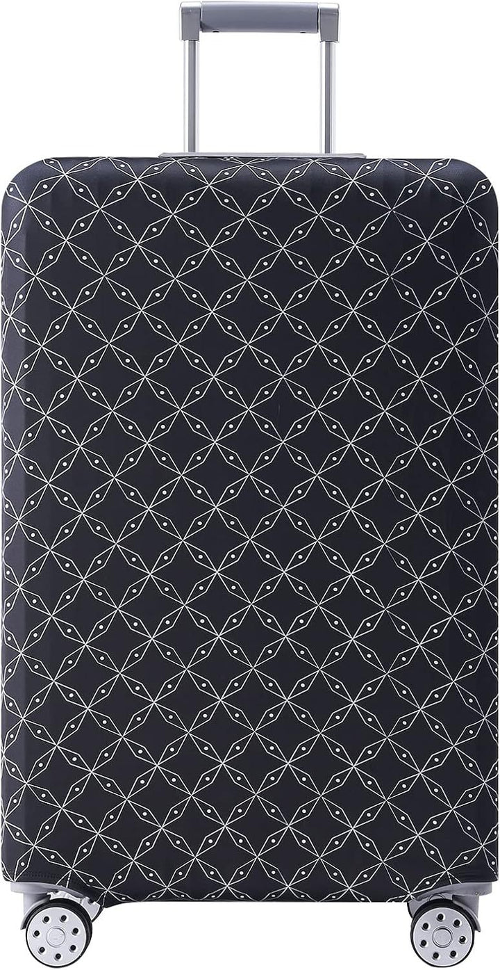 Unisex non-elastic suitcase cover with Paris motif and water-repellent stretch fabric for trolley Stornfield