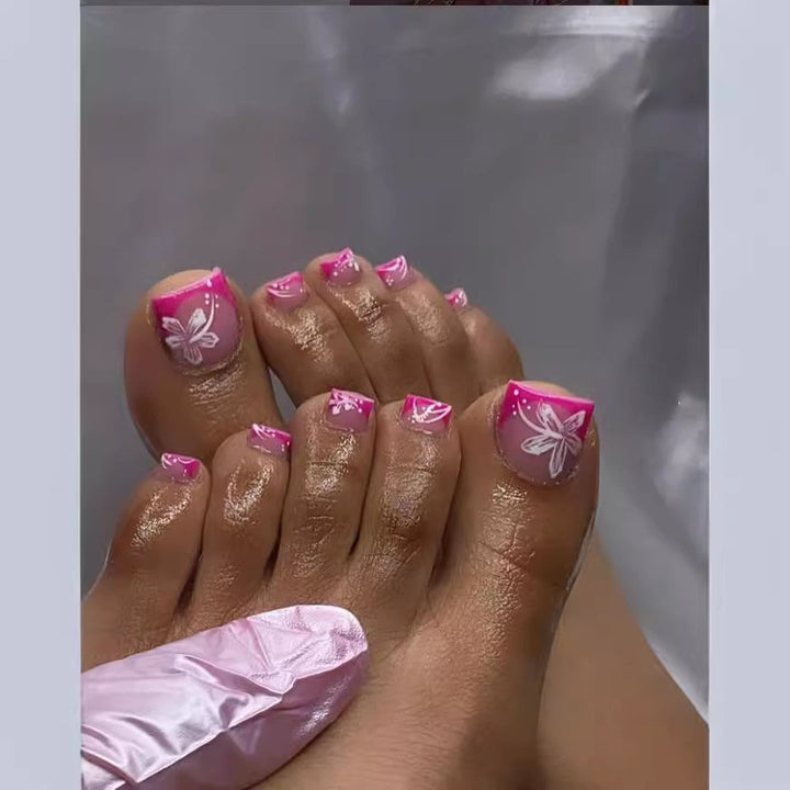 Fashionable Press-On Toe Nail Art Stornfield