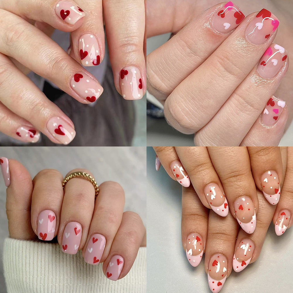 Heart-Themed Nail Art Set Stornfield