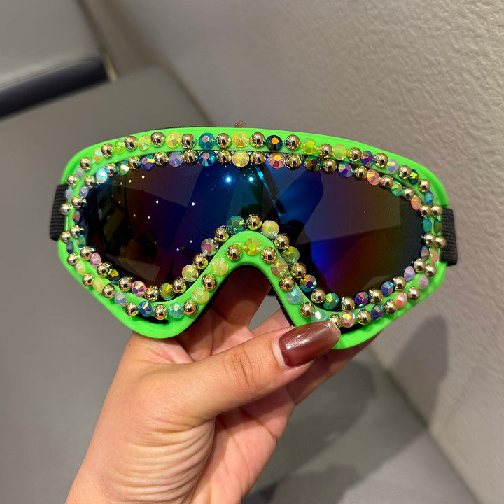 Ladies Ski Goggles with Sparkling Crystal Frame Stornfield