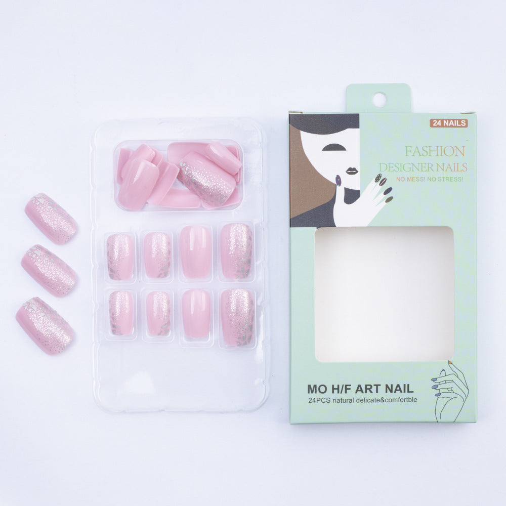 Glittering artificial nails with luxurious gradient Stornfield