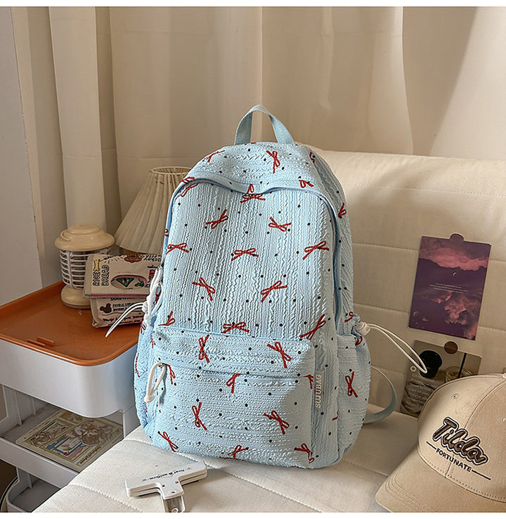 Cute Bow-Embellished Backpack Stornfield