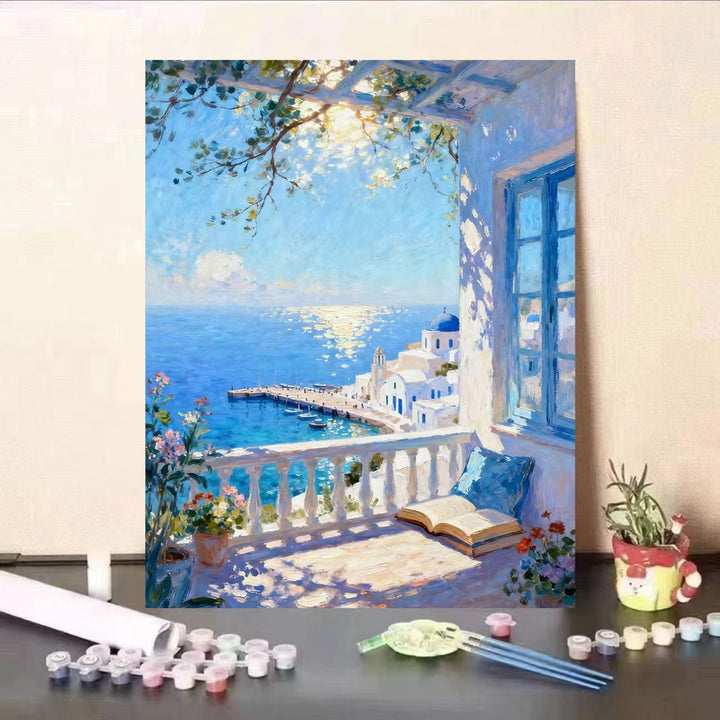 Scenic Coastal View Paint by Numbers Art Kit Stornfield