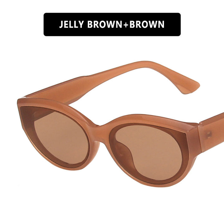 Women Cat-Eye Sunglasses with stylish leopard pattern and UV protection Stornfield