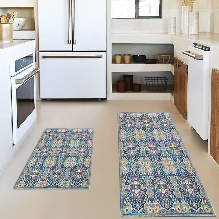 Vintage-Inspired Kitchen Mat Set Stornfield