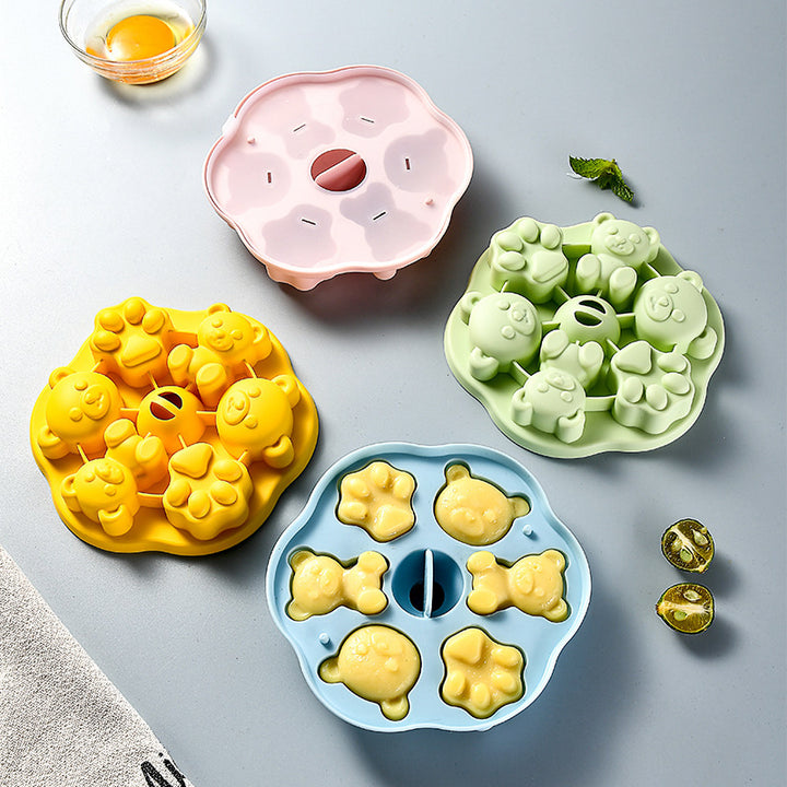 Silicone ice cube mold with animal motifs Stornfield